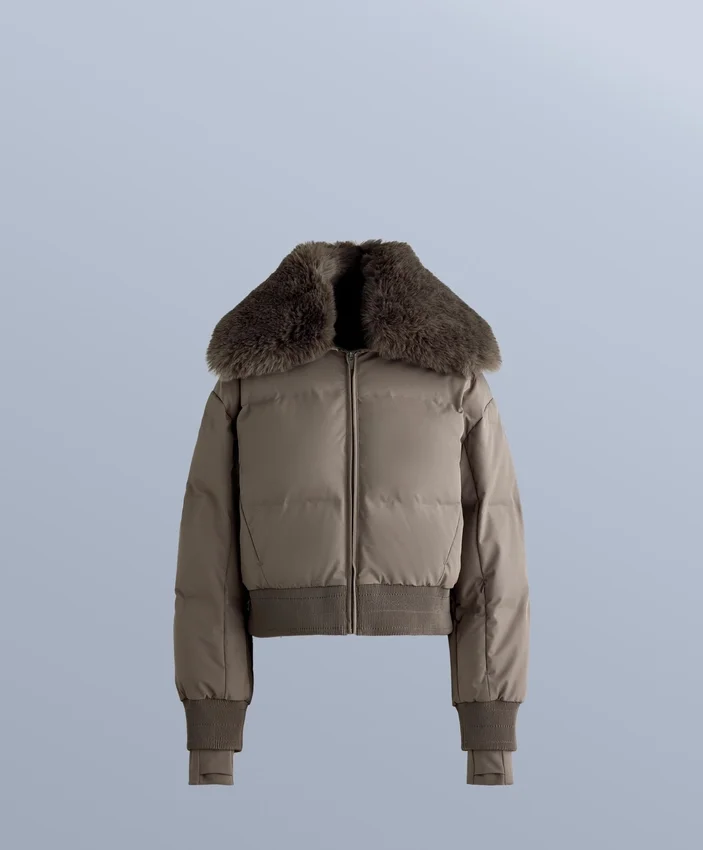 Casaco Minardi Piume Ski resistente à água, 80% de penugem e 20% de penas Casaco Minardi Piume Ski resistente à água, 80% de penugem e 20% de penas