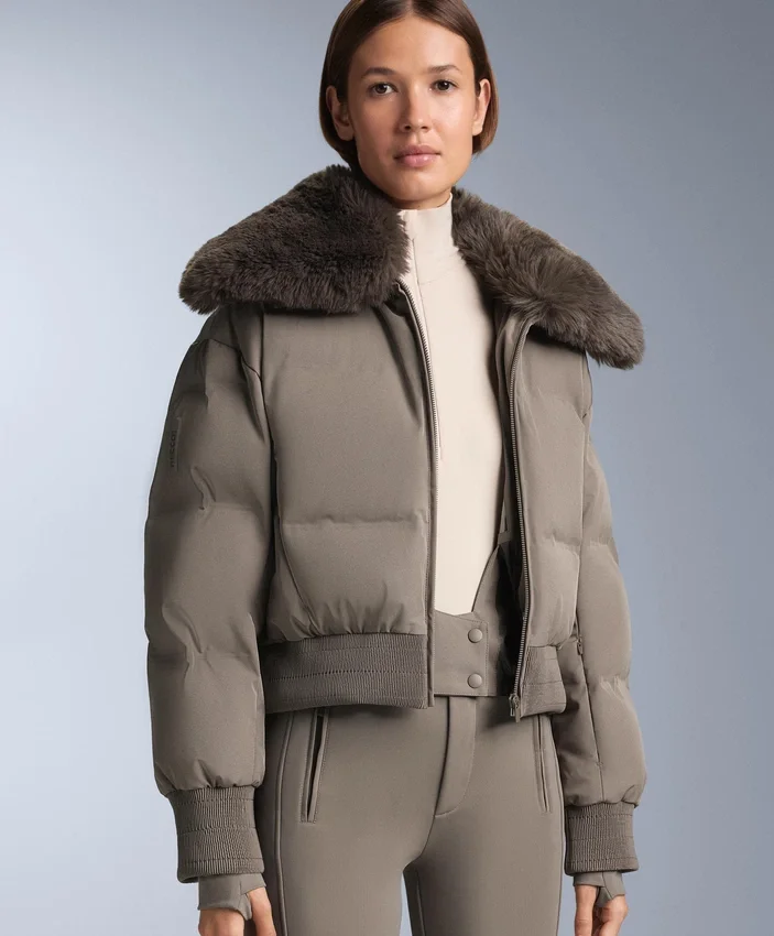 Casaco Minardi Piume Ski resistente à água, 80% de penugem e 20% de penas Casaco Minardi Piume Ski resistente à água, 80% de penugem e 20% de penas