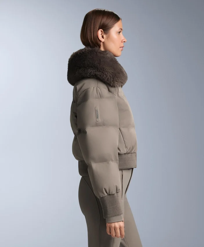 Casaco Minardi Piume Ski resistente à água, 80% de penugem e 20% de penas Casaco Minardi Piume Ski resistente à água, 80% de penugem e 20% de penas