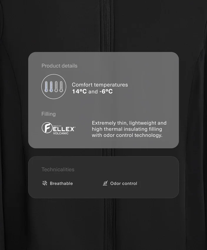 Casaco técnico acolchoado Fellex® Volcanic Casaco técnico acolchoado Fellex® Volcanic