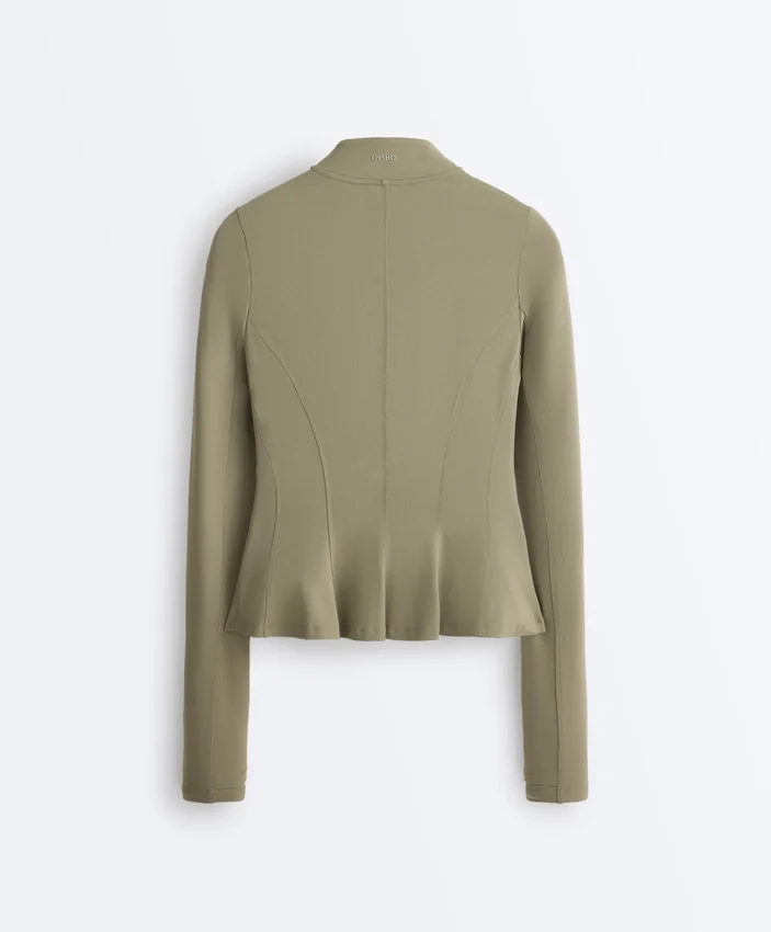 Casaco técnico Evermove com peplum Casaco técnico Evermove com peplum