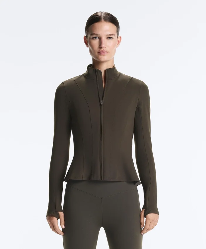 Casaco técnico Evermove com peplum Casaco técnico Evermove com peplum