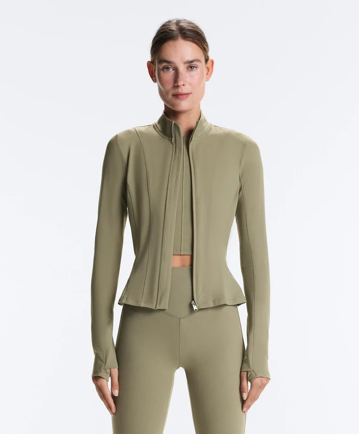 Casaco técnico Evermove com peplum Casaco técnico Evermove com peplum