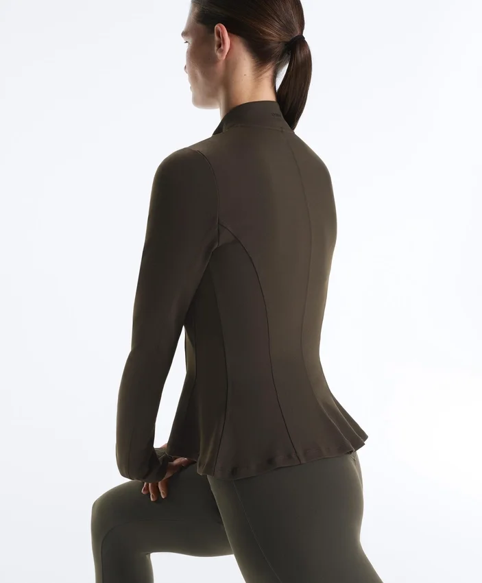 Casaco técnico Evermove com peplum Casaco técnico Evermove com peplum