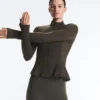 Casaco técnico Evermove com peplum Casaco técnico Evermove com peplum