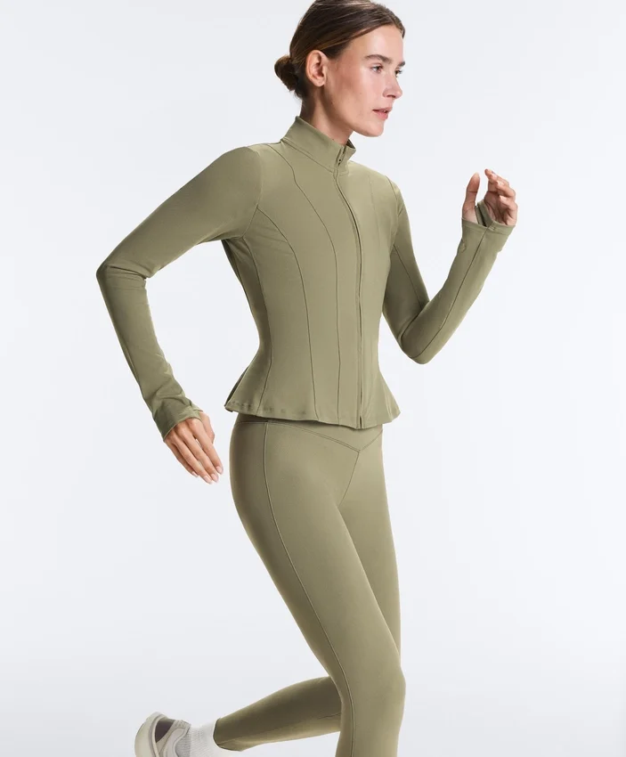 Casaco técnico Evermove com peplum Casaco técnico Evermove com peplum