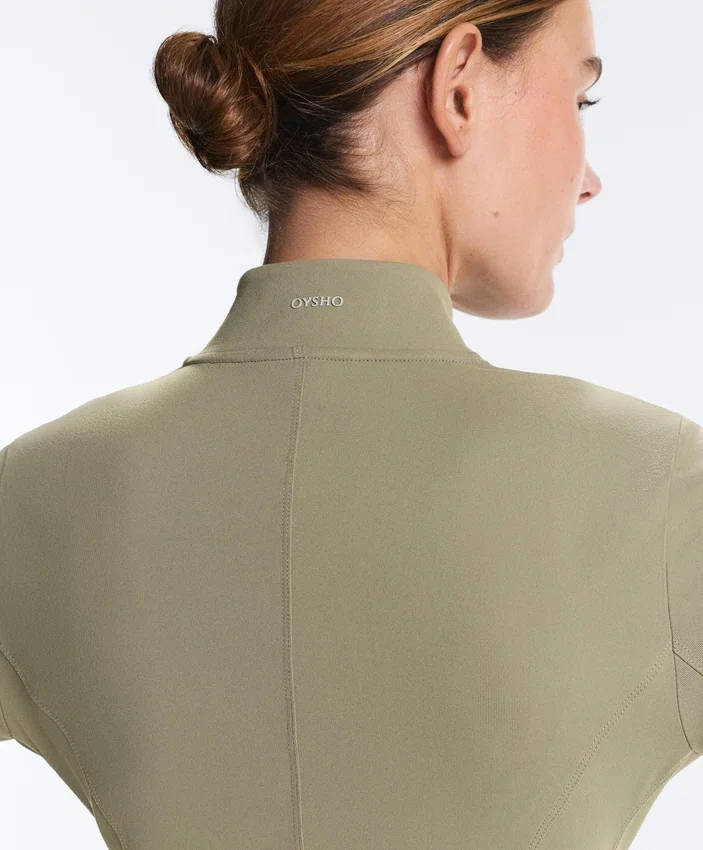 Casaco técnico Evermove com peplum Casaco técnico Evermove com peplum