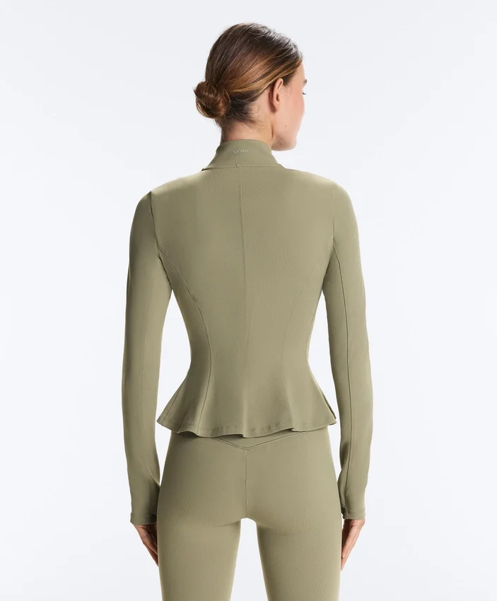Casaco técnico Evermove com peplum Casaco técnico Evermove com peplum