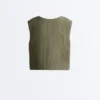 Colete fino acolchoado em nylon Colete fino acolchoado em nylon