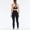 Compressive Leggings de cintura alta até ao tornozelo com bolso Compressive Leggings de cintura alta até ao tornozelo com bolso