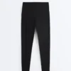 Compressive Leggings de cintura alta até ao tornozelo com bolso Compressive Leggings de cintura alta até ao tornozelo com bolso