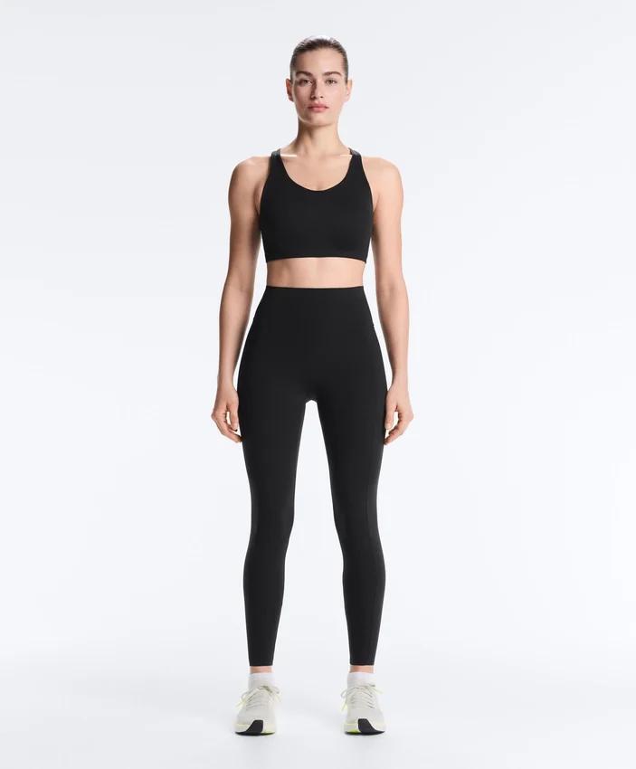 Compressive Leggings de cintura alta até ao tornozelo com bolso Compressive Leggings de cintura alta até ao tornozelo com bolso