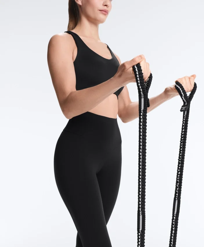 Compressive Leggings de cintura alta até ao tornozelo com bolso Compressive Leggings de cintura alta até ao tornozelo com bolso