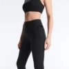 Compressive Leggings de cintura alta até ao tornozelo com bolso Compressive Leggings de cintura alta até ao tornozelo com bolso