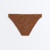 Cueca clássica de biquíni com efeito amarrotado