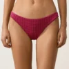 Cueca clássica de biquíni em jacquard geométrico Cueca clássica de biquíni em jacquard geométrico
