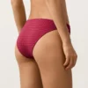 Cueca clássica de biquíni em jacquard geométrico Cueca clássica de biquíni em jacquard geométrico