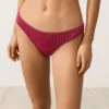 Cueca clássica de biquíni em jacquard geométrico Cueca clássica de biquíni em jacquard geométrico
