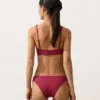 Top de biquíni halter em jacquard geométrico Top de biquíni halter em jacquard geométrico