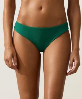 Cueca clássica de biquíni em piqué