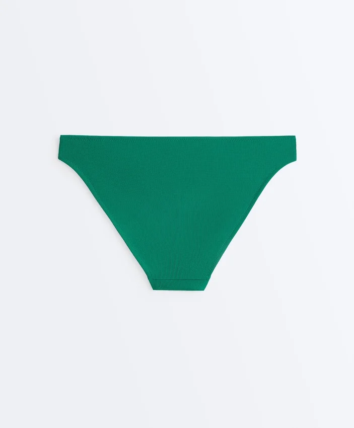 Cueca clássica de biquíni em piqué Cueca clássica de biquíni em piqué
