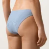 Cueca clássica de biquíni às riscas Cueca clássica de biquíni às riscas