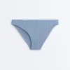 Cueca clássica de biquíni às riscas Cueca clássica de biquíni às riscas