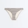 Cueca clássica de biquíni às riscas Cueca clássica de biquíni às riscas