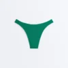 Cueca de biquíni com corte em U e cobertura média em piqué Cueca de biquíni com corte em U e cobertura média em piqué