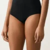 Cueca de biquíni de cintura alta modeladora Cueca de biquíni de cintura alta modeladora