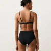 Cueca de biquíni de cintura alta modeladora Cueca de biquíni de cintura alta modeladora