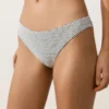 Cuecas de biquíni clássicas em jacquard com bolinhas
