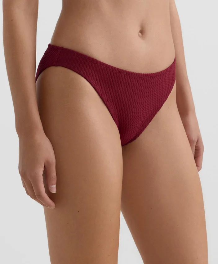 Cuecas de biquíni clássicas em jacquard de mini xadrez Cuecas de biquíni clássicas em jacquard de mini xadrez