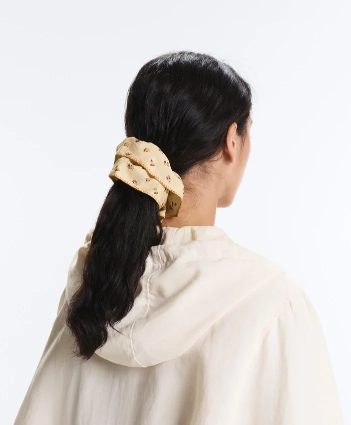 Elásticos de cabelo grandes com estampado Elásticos de cabelo grandes com estampado