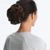 Elásticos de cabelo grandes em jacquard com padrão de leopardo Elásticos de cabelo grandes em jacquard com padrão de leopardo