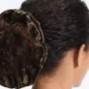 Elásticos de cabelo grandes em jacquard com padrão de leopardo Elásticos de cabelo grandes em jacquard com padrão de leopardo