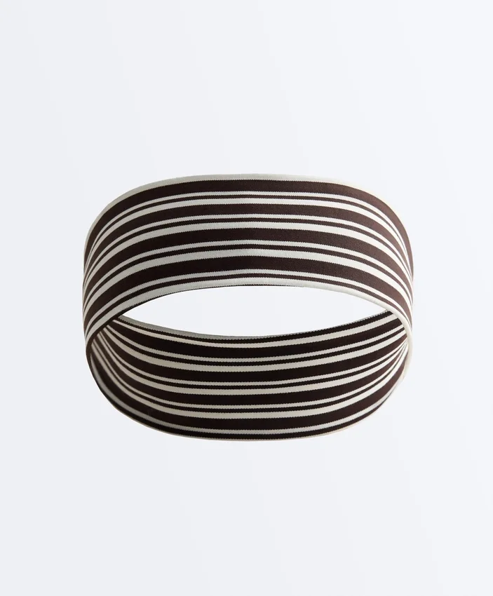 Fitas de cabelo desportivas às riscas de 6 cm Fitas de cabelo desportivas às riscas de 6 cm