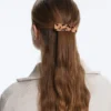 Ganchos de cabelo em imitação de tartaruga Ganchos de cabelo em imitação de tartaruga