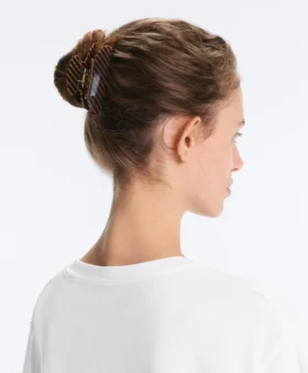 Garra para acessórios de cabelo em xadrez