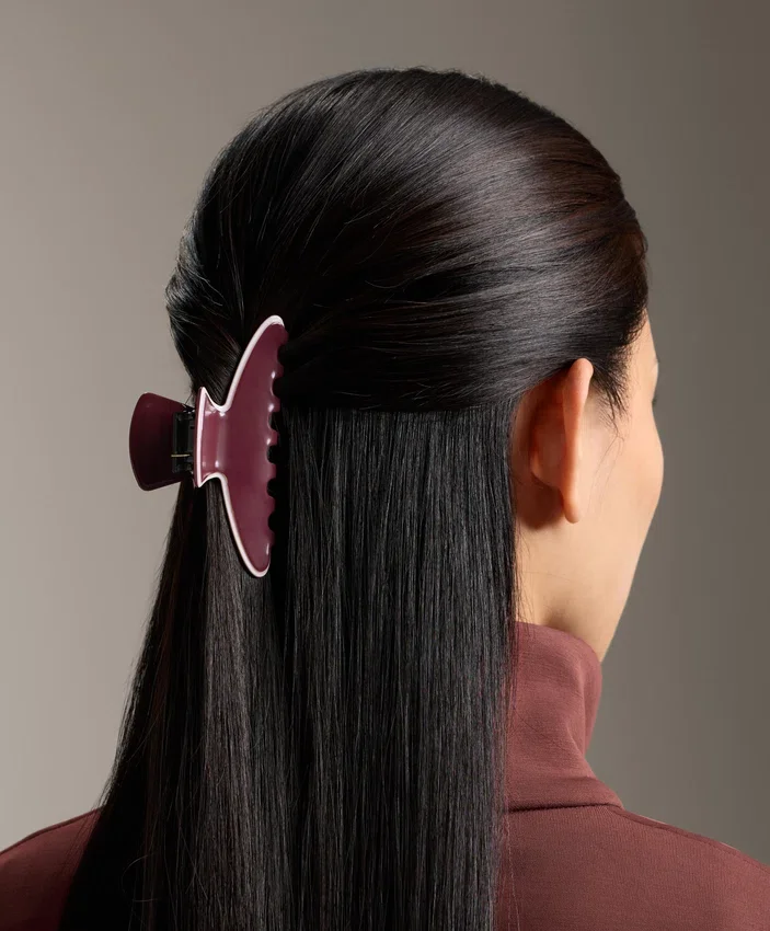 Grampo de acessórios de cabelo grande com debrum Grampo de acessórios de cabelo grande com debrum
