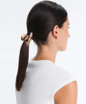 Grampo de acessórios de cabelo médio em tartaruga