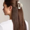 Grampo de acessórios de cabelo quadrado médio