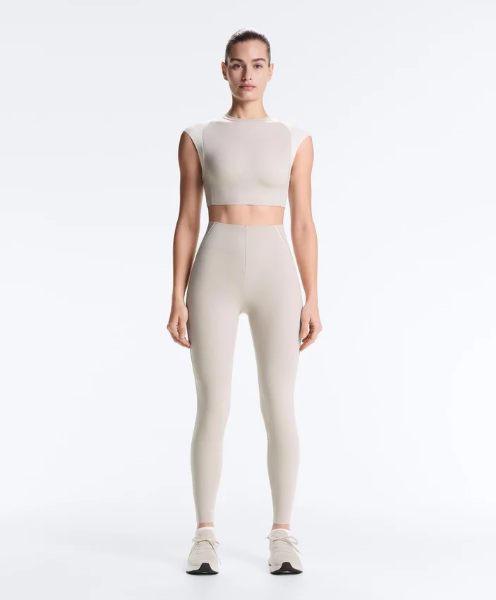 Tops sem mangas compressivas refletoras Tops sem mangas compressivas refletoras