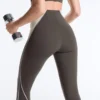 Leggings até ao tornozelo com cintura alta, Compressive, refletoras e Core Control Leggings até ao tornozelo com cintura alta, Compressive, refletoras e Core Control