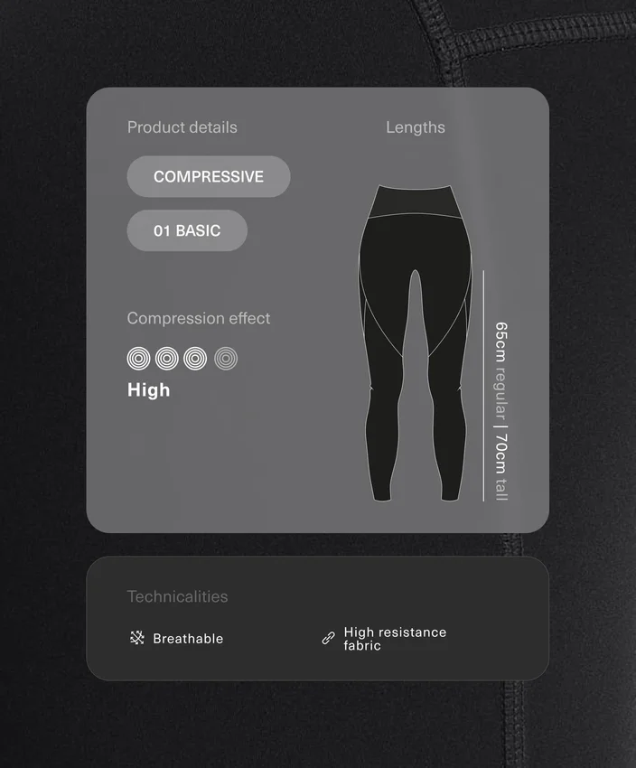 Leggings básicas de cintura alta e comprimento até ao tornozelo Compressive Leggings básicas de cintura alta e comprimento até ao tornozelo Compressive
