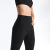 Leggings básicas de cintura alta e comprimento até ao tornozelo Compressive Leggings básicas de cintura alta e comprimento até ao tornozelo Compressive