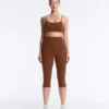 Leggings Capri Comfortlux de cintura superalta com 50 cm