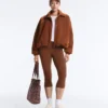 Leggings Capri Comfortlux de cintura superalta com 50 cm