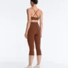 Leggings Capri Comfortlux de cintura superalta com 50 cm
