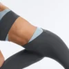 Leggings Comfortlux com cintura em V e contraste, comprimento até ao tornozelo Leggings Comfortlux com cintura em V e contraste, comprimento até ao tornozelo